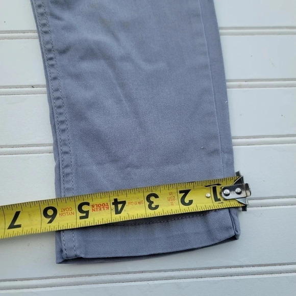 SO Low Rise Cropped Gray Pants Junior Size 3 Cotton 28x23 - Picture 8 of 8